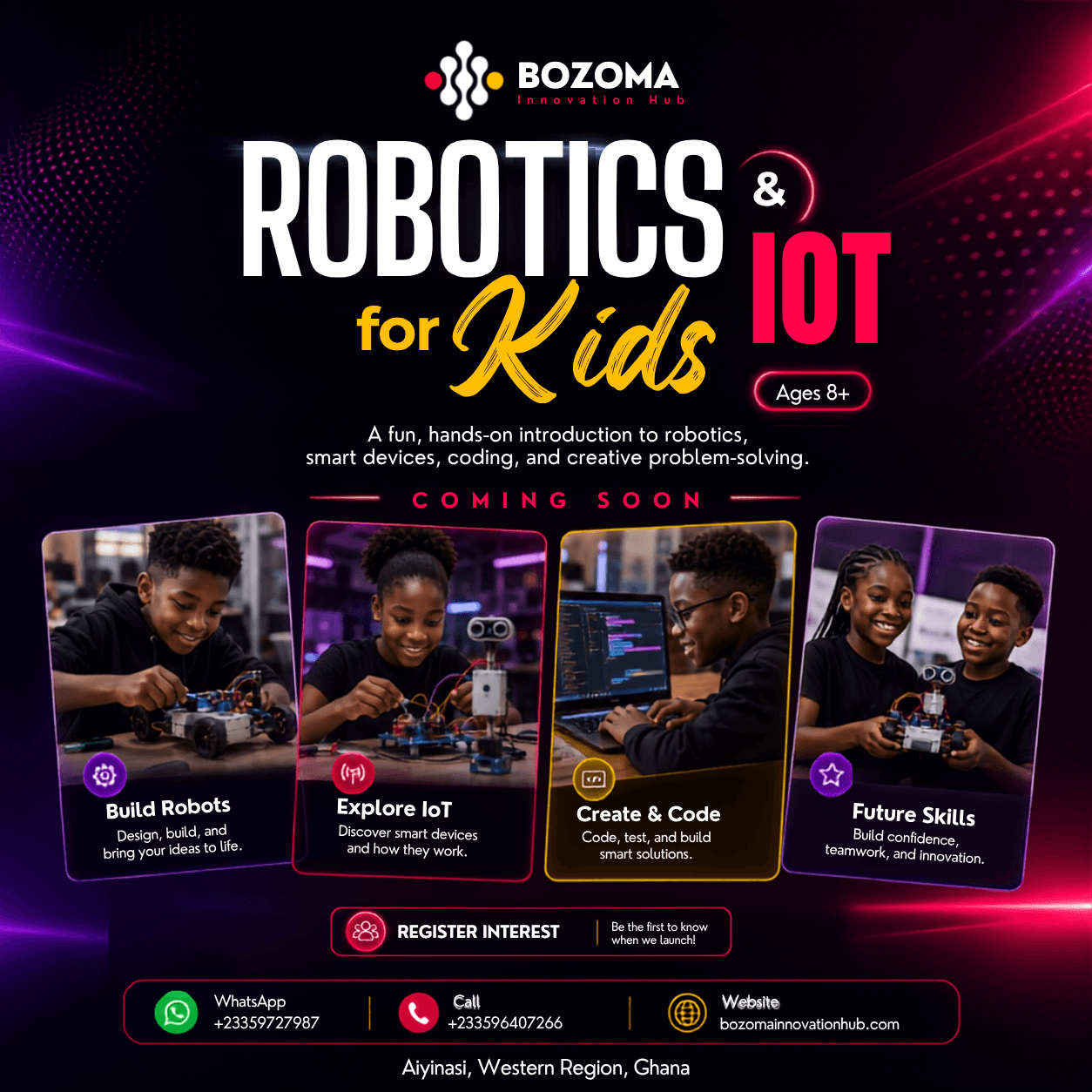 Robotics & IoT for Kids programme
